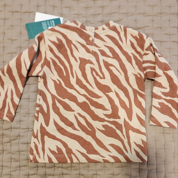 H&M kids printed top (Zebra print) - Picture 2 of 3